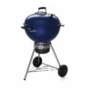 Barbecue Charbon Master-Touch GBS C-5750 Ø57cm Bleu - Weber -Autour Du Feu Boutique barbecue charbon weber master touch gbs c 5750 o57cm rouge