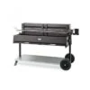 Barbecue + Chariot Méchoui 120x32 Noir - Le Marquier -Autour Du Feu Boutique barbecue chariot mechoui 120x32 noir le marquier