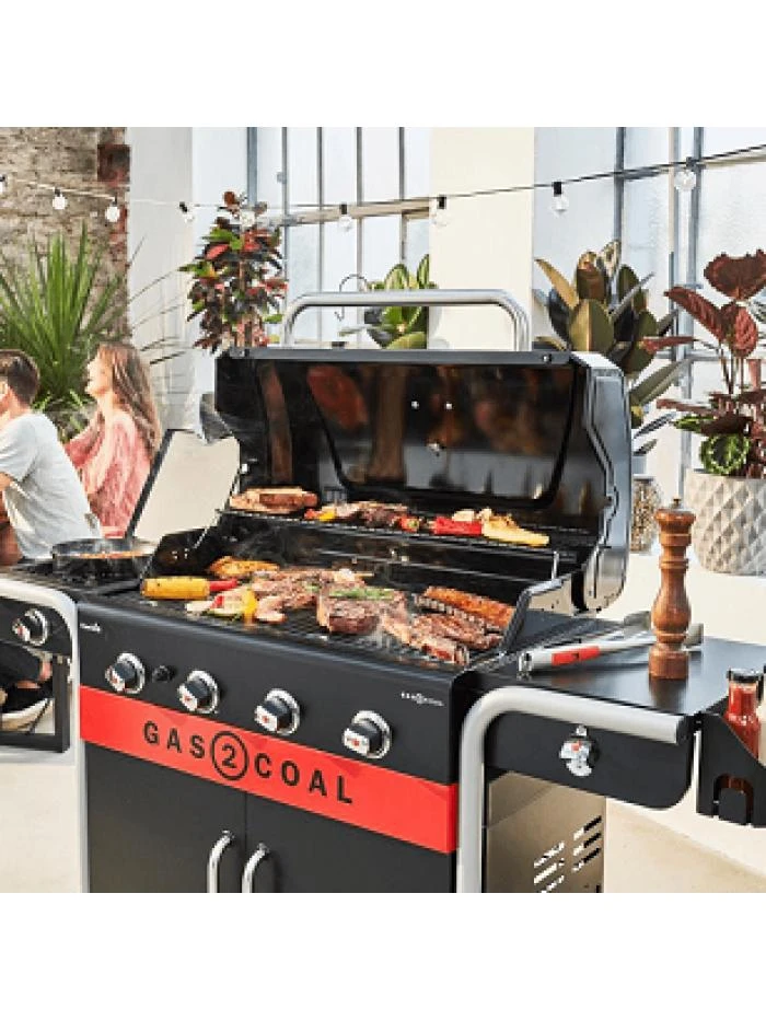 Barbecue Hybride Gaz & Charbon "Gas2Coal 2.0 440" - Char-Broil 5 Barbecue Hybride Gaz & Charbon "Gas2Coal 2.0 440" - Char-Broil – Image 5