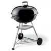 Barbecue Charbon Compact Kettle Ø57cm Noir - Weber -Autour Du Feu Boutique barbecue weber compact o57cm noir