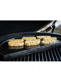 Demi Plancha De Cuisson En Fonte L - Big Green Egg -Autour Du Feu Boutique demi plancha de cuisson en fonte l big green egg 2