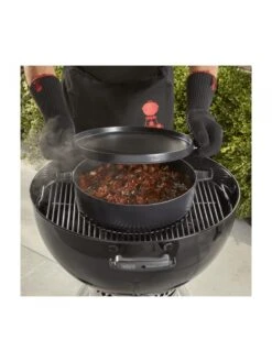 Cocotte 2 En 1 En Fonte D'acier Pour Gourmet BBQ System - WEBER 12 Cocotte 2 En 1 En Fonte D'acier Pour Gourmet BBQ System - WEBER -Autour Du Feu Boutique grille de saisie weber en fonte d acier pour gourmet bbq system 5