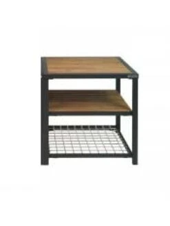 Module Extension - 2 Tablettes Acacia + Grille Inox - Big Green Egg