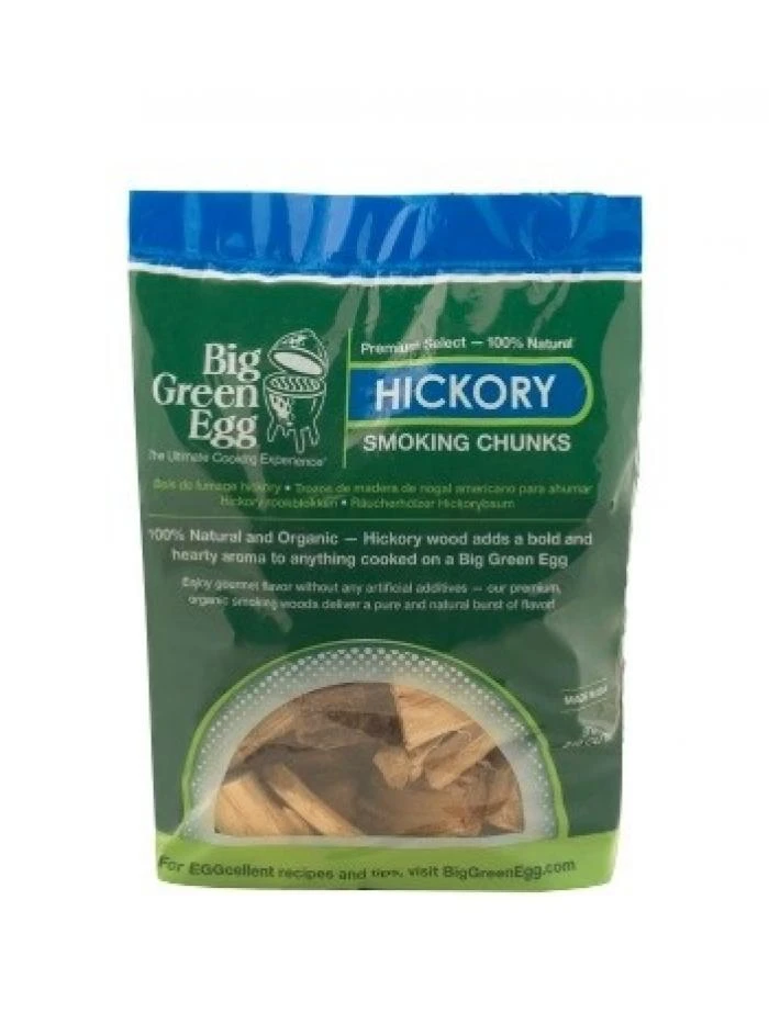 Morceaux De Bois De Hickory 9L - Big Green Egg 1 Morceaux De Bois De Hickory 9L - Big Green Egg