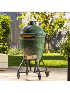 Barbecue Charbon PACK CHARIOT LARGE + ConvEGGtor - Big Green Egg -Autour Du Feu Boutique pack chariot large conveggtor big green egg 2