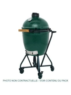 Barbecue Charbon PACK CHARIOT LARGE + ConvEGGtor - Big Green Egg