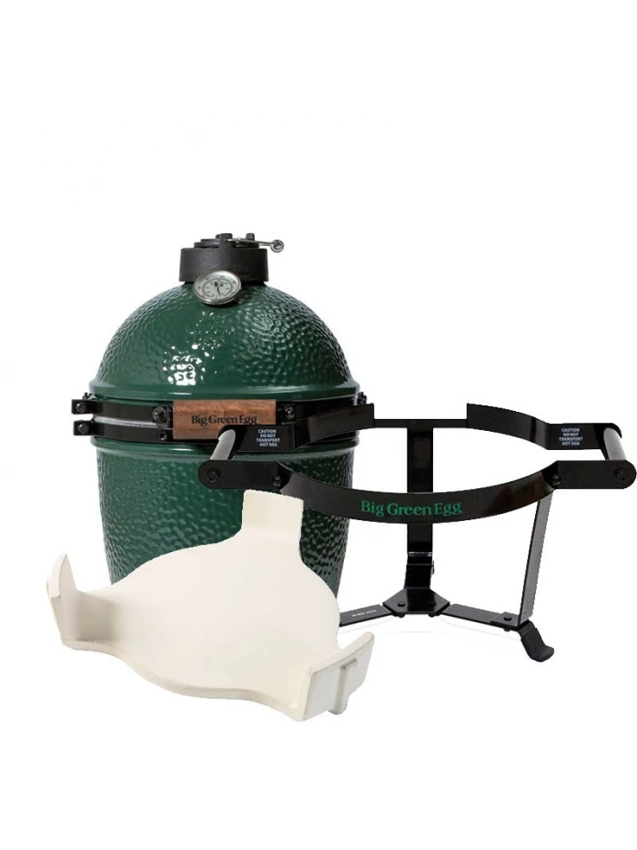 Barbecue Charbon Pack MINI : Egg + Panier + ConvEGGtor - BIG GREEN EGG 1 Barbecue Charbon Pack MINI : Egg + Panier + ConvEGGtor - BIG GREEN EGG