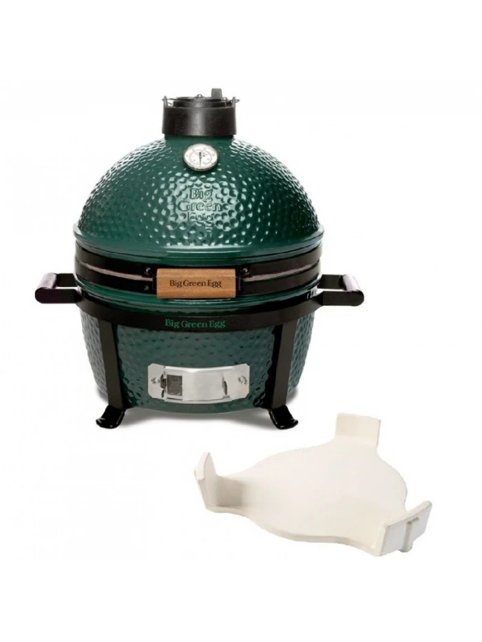 Barbecue Charbon Pack Minimax Egg + Panier + Conveggtor - Big Green Egg 1 Barbecue Charbon Pack Minimax Egg + Panier + Conveggtor - Big Green Egg