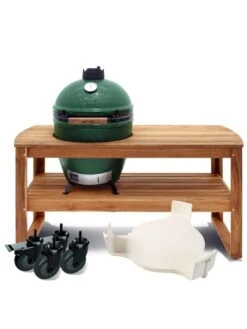 PACK Table Eucalyptus LARGE + ConvEGGtor - Big Green Egg