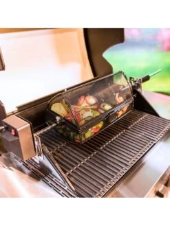 Panier à Rôtisserie à Mailles Fines - Char-Broil -Autour Du Feu Boutique panier a rotisserie a mailles fines char broil 6