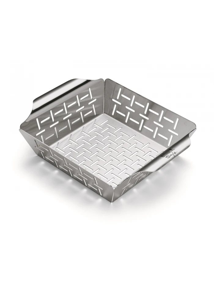 Panier à Légumes Petit Modèle En Acier Inoxydable - Weber 1 Panier à Légumes Petit Modèle En Acier Inoxydable - Weber