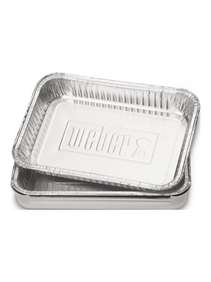 Petites Barquettes En Aluminium 10 Pièces - Weber 1 Petites Barquettes En Aluminium 10 Pièces - Weber