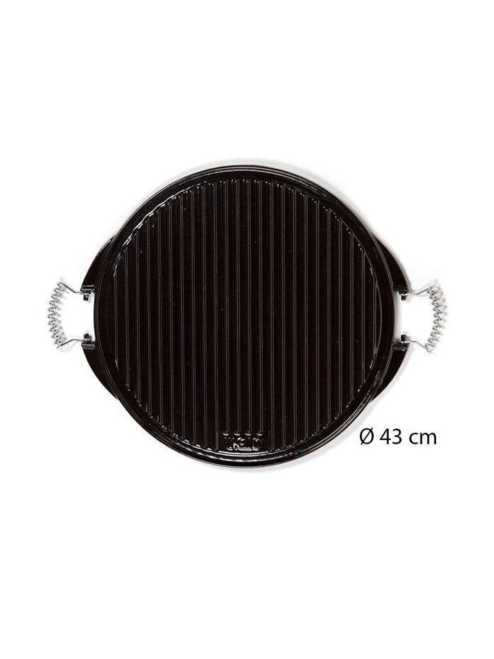 Plancha En Fonte Émaillée Ronde 53 Cm - Vaello Campos 2 Plancha En Fonte Émaillée Ronde 53 Cm - Vaello Campos – Image 2
