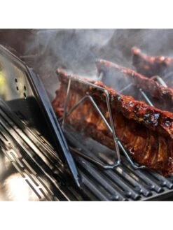 Support Pour Côtelettes Et Rôti GRILL+® - Char-Broil -Autour Du Feu Boutique support pour cotelettes et roti grill 1 3