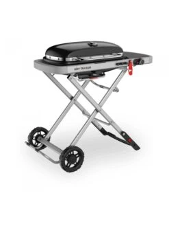 Traveler Barbecue Gaz - Black - WEBER -Autour Du Feu Boutique weber q 1200 fuchsia 2