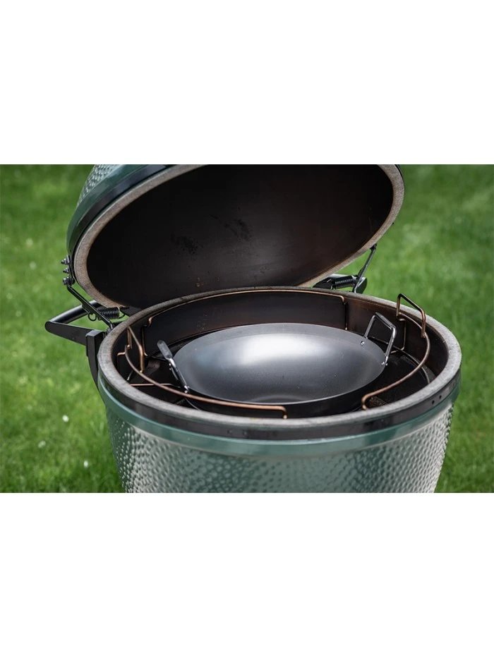 Wok Acier Carbone Avec Sa Spatule - Big-Green-Egg 2 Wok Acier Carbone Avec Sa Spatule - Big-Green-Egg – Image 2