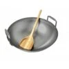 Wok Acier Carbone Avec Sa Spatule - Big-Green-Egg -Autour Du Feu Boutique wok acier carbone big green egg
