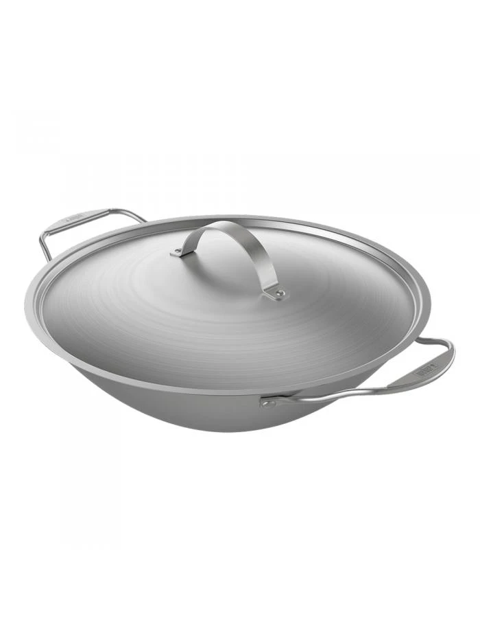 Wok Avec Panier Vapeur Weber Crafted - Weber 1 Wok Avec Panier Vapeur Weber Crafted - Weber